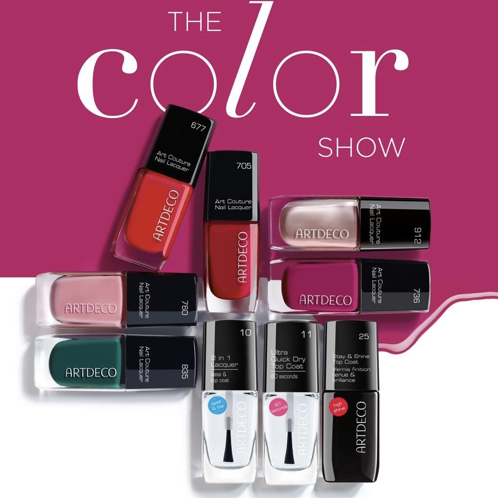 a fleur de peau maquillage artdeco vernis à ongles art couture top coat 2 en 1 stay & shine uktra quick dry